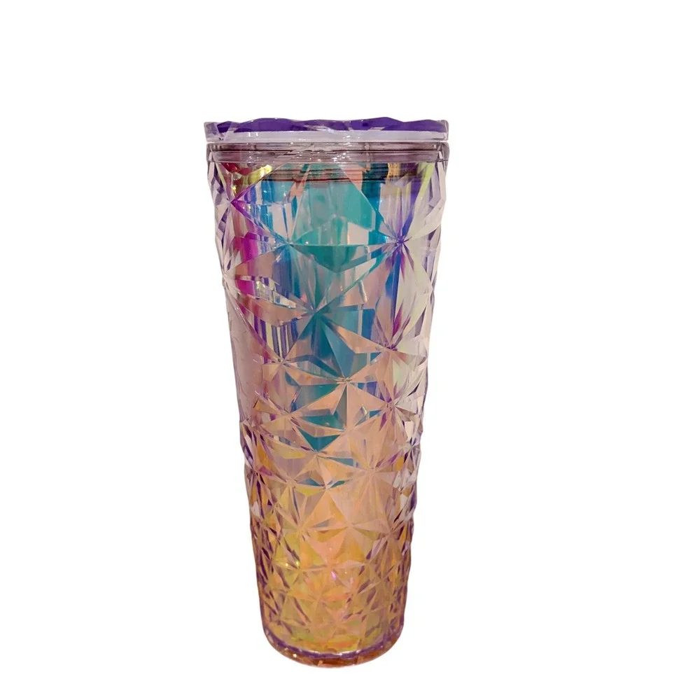 Starbucks 24oz Venti Iridescent crystal prism limited edition Tumbler Cold Cup